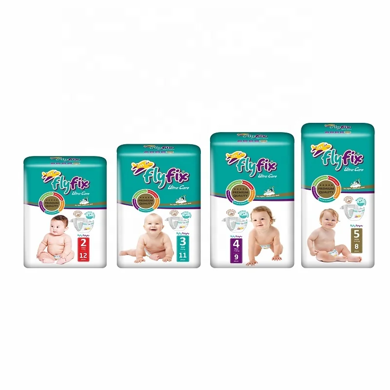 Flyfix Baby Diapers Premium Quality From Turkey Standard Series  Produce from Turkey OEM soft and dry with high quality diaper