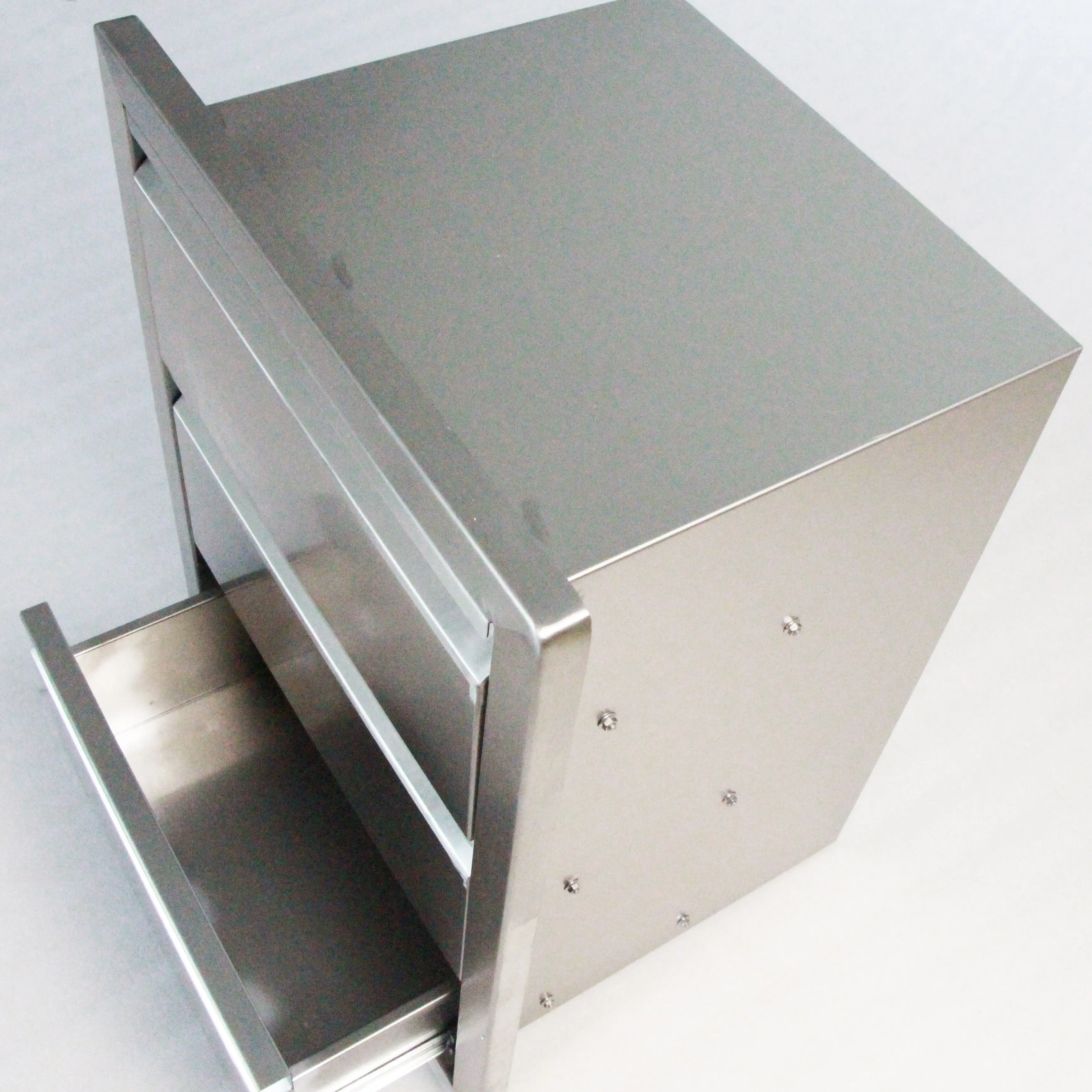 Outdoor Kitchen / Bbq Island Stainless Steel Triple Storage Drawers