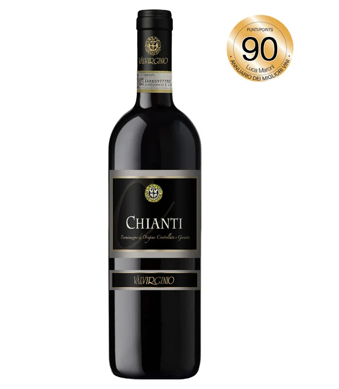 Chianti DOCG Valvirginio 13%  Italy Italian Red Wine Toscana Tuscany 750ml vino elegant soft vinho alcoholic beverage wines vino