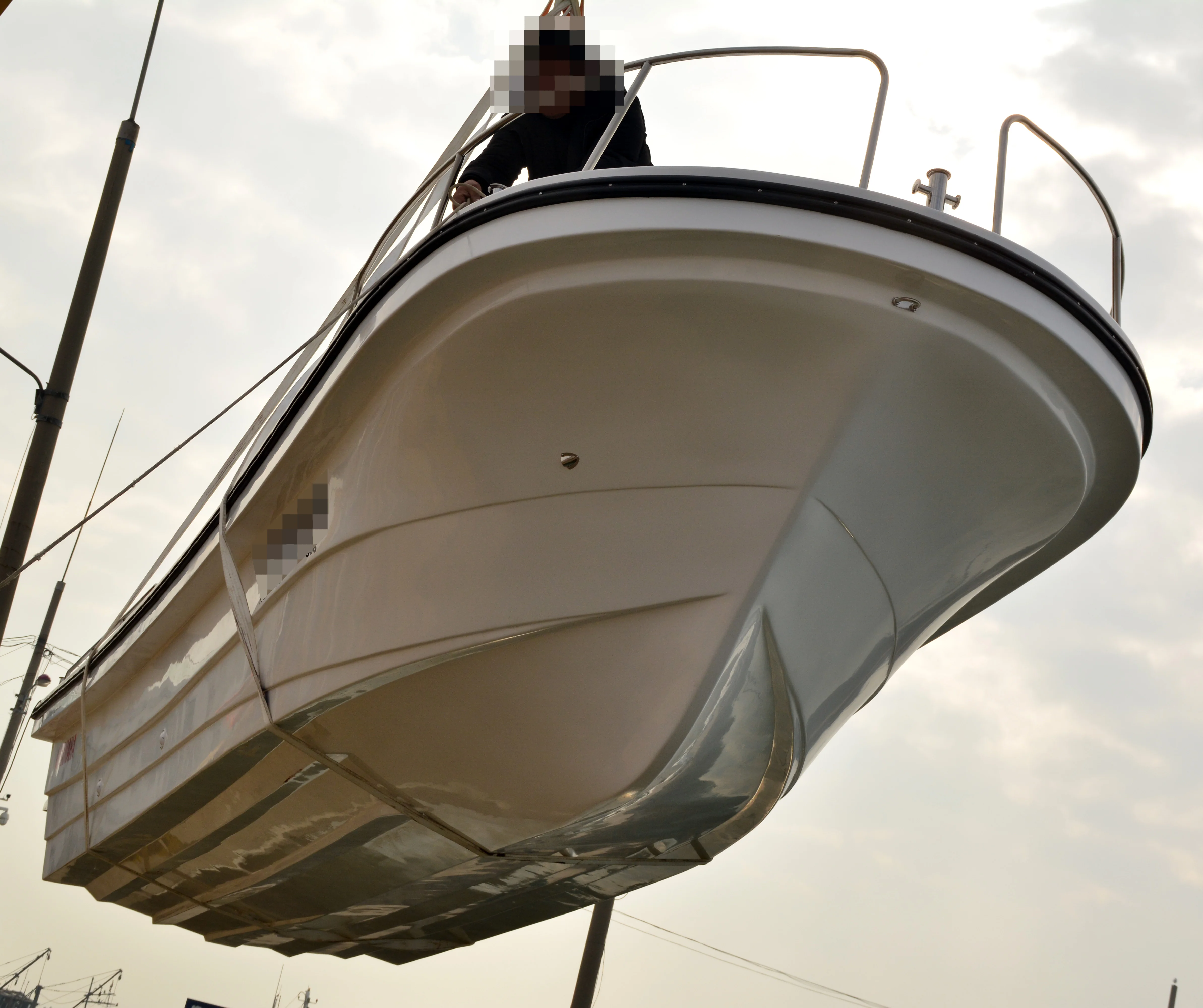 
CE new model XMM860 fiberglass boat for fishing woking sport single twin engines high speed 