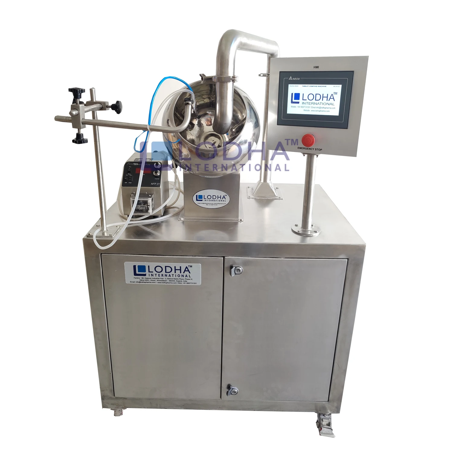 Lab Coating Pan 2kg Sugar Tablet Coater Compact Design Pan Machine