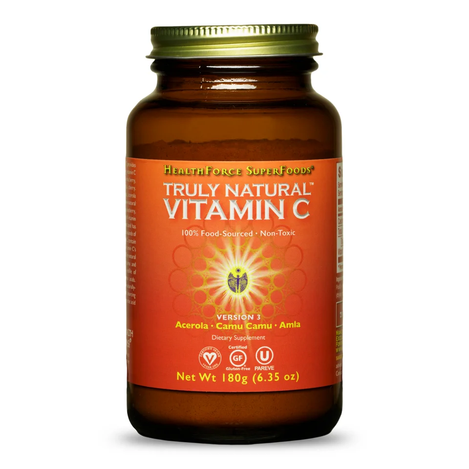 Truly Natural Vitamin C 180 grams Powder v3 Healthcare Supplement