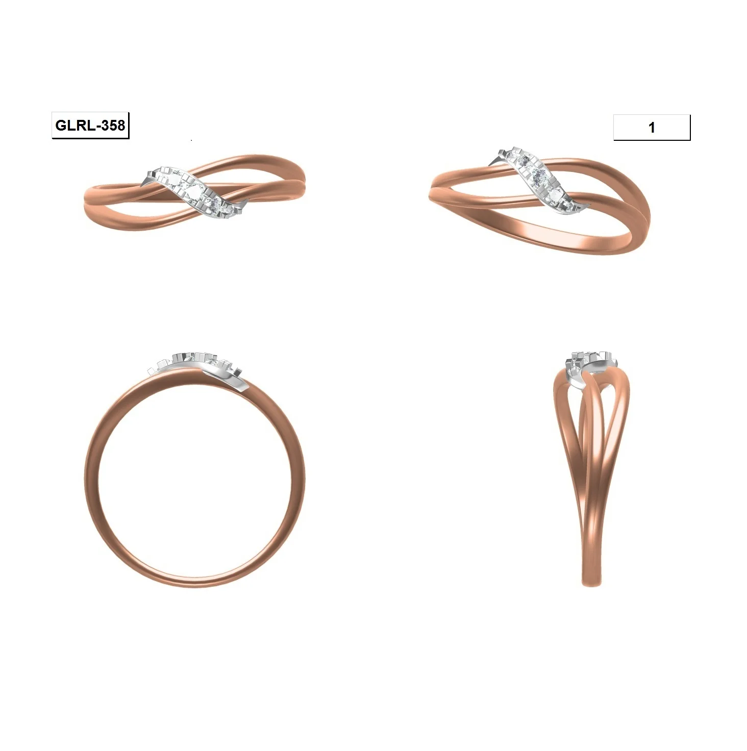 
Forever Love VVS Clarity Diamonds 18K Gold Titanium Ring From Popular Jewelry Wholesale Market(India,Dubai,Usa,Brazil,China) 