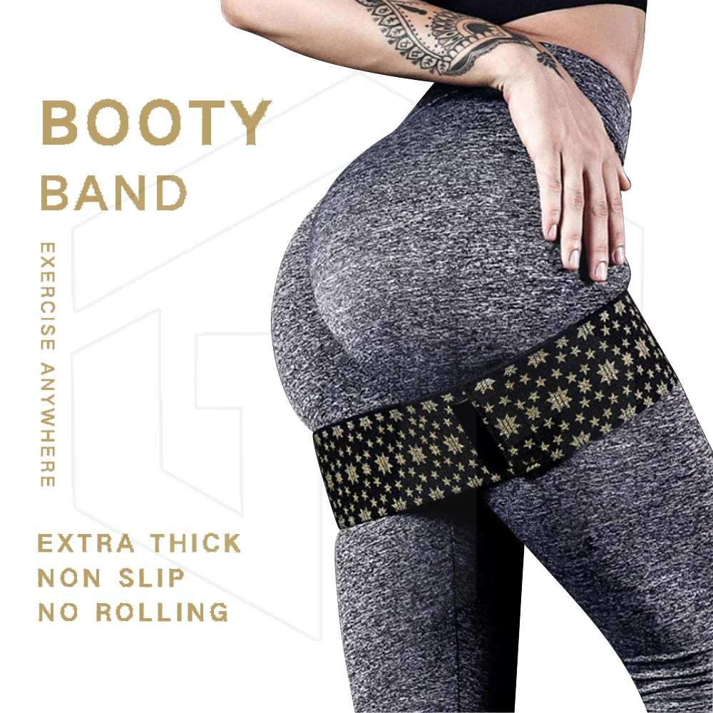  Фирменный Логотип противоскользящие эластичные ленты для фитнеса натяжение бедер кольцо приседание противоскользящий пояс/лента