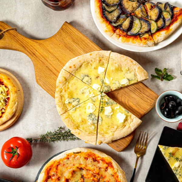 12 месяцев оболочки жизни пушистый жевательные конфеты в форме кремово-запеченные нормальный индивидуальных Вакуумный пакет «Холодное сердце» Quattro formagio пиццы