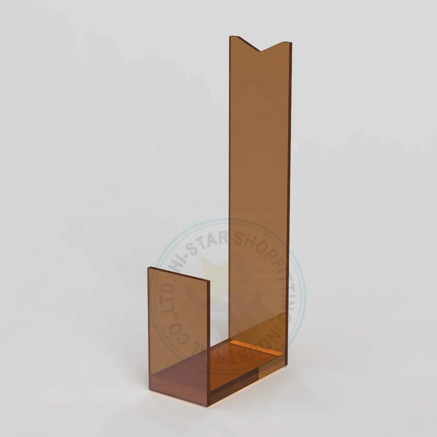 High end acrylic shoe display stand for store