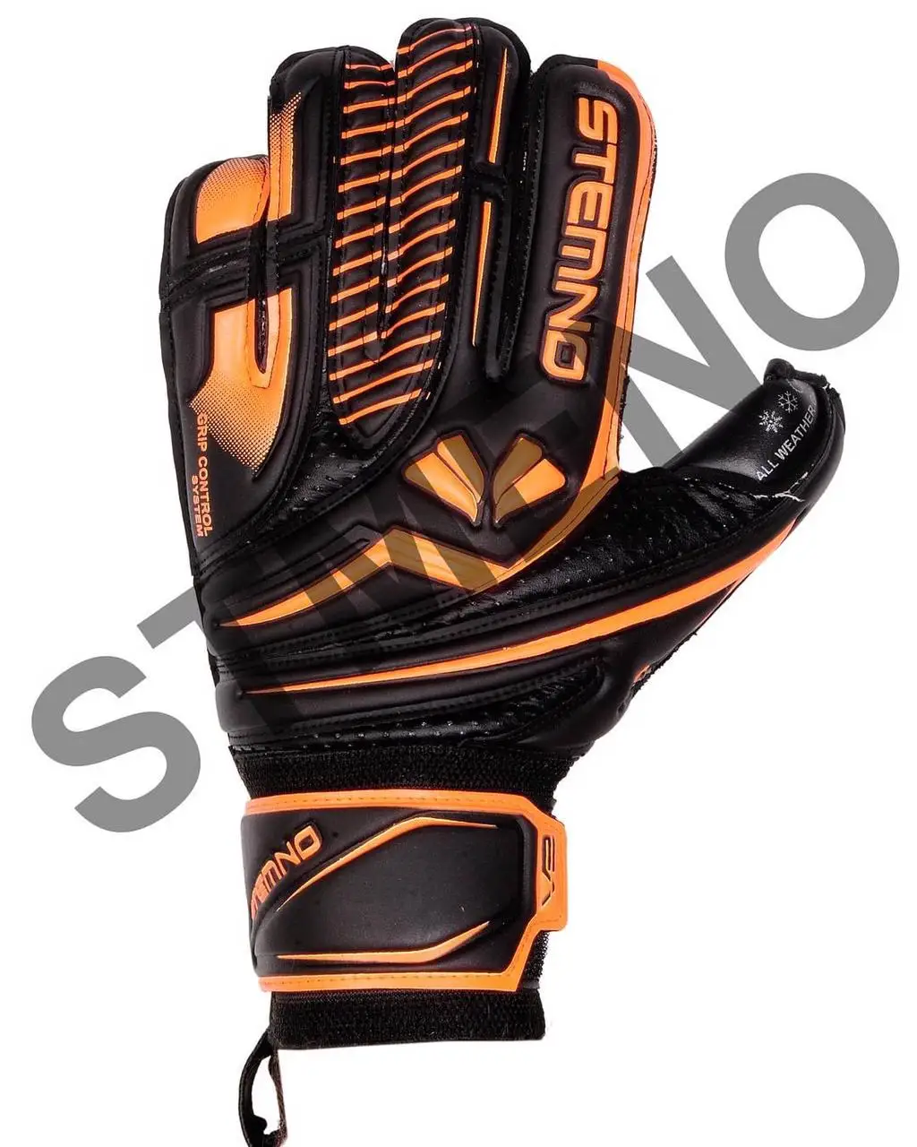 
Finger Protection Football Goalkeeper Gloves Professional Soft Comfortable Latex Football Goalkeeper Soccer Player Gloves 