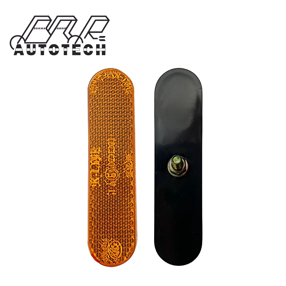 Овальные янтарные отражатели для мотоциклов и скутеров