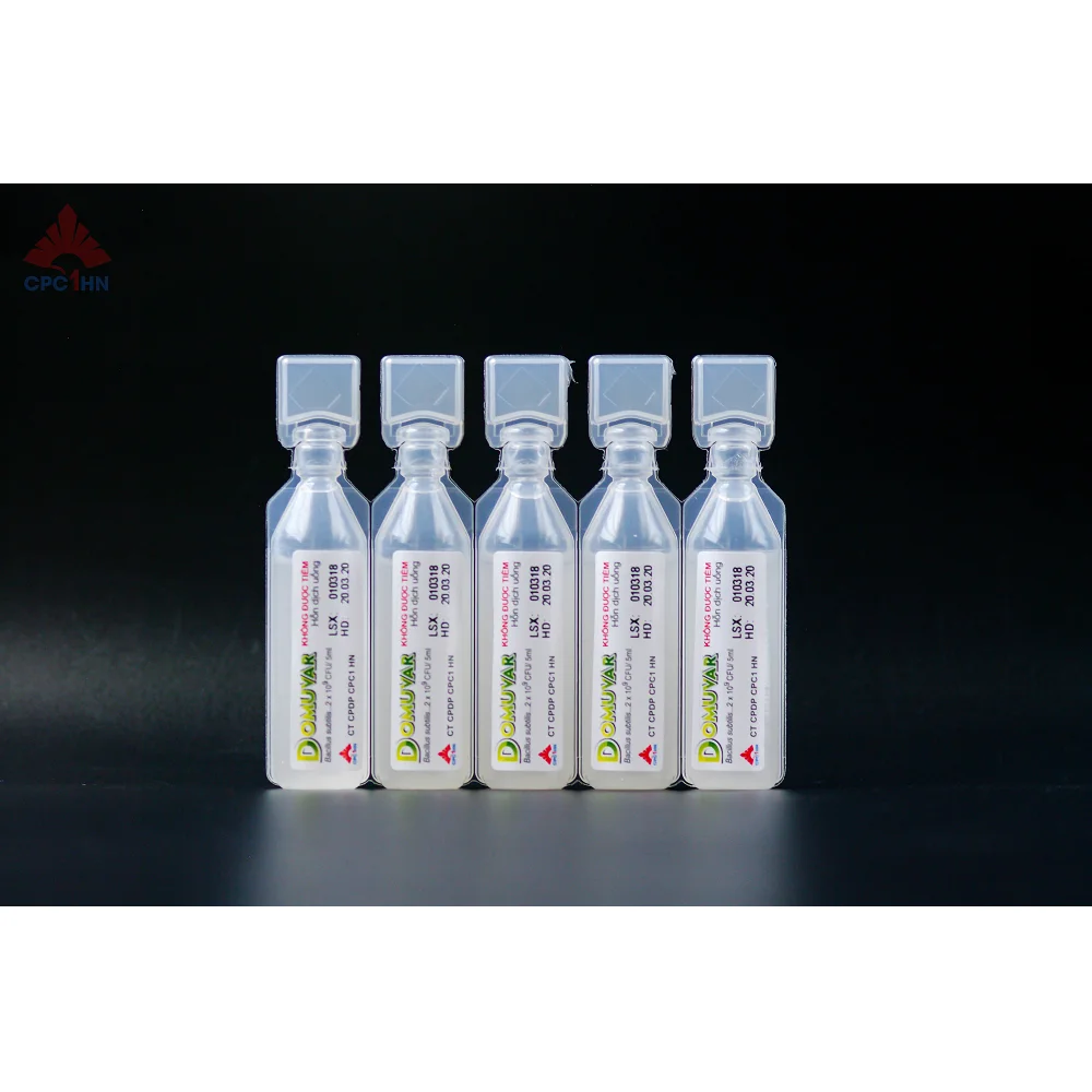 
Oral Liquid for Diarrhear human Health supplement Best price Sterile BFS technology Bacillus Subtilis Domuvar Probiotic 