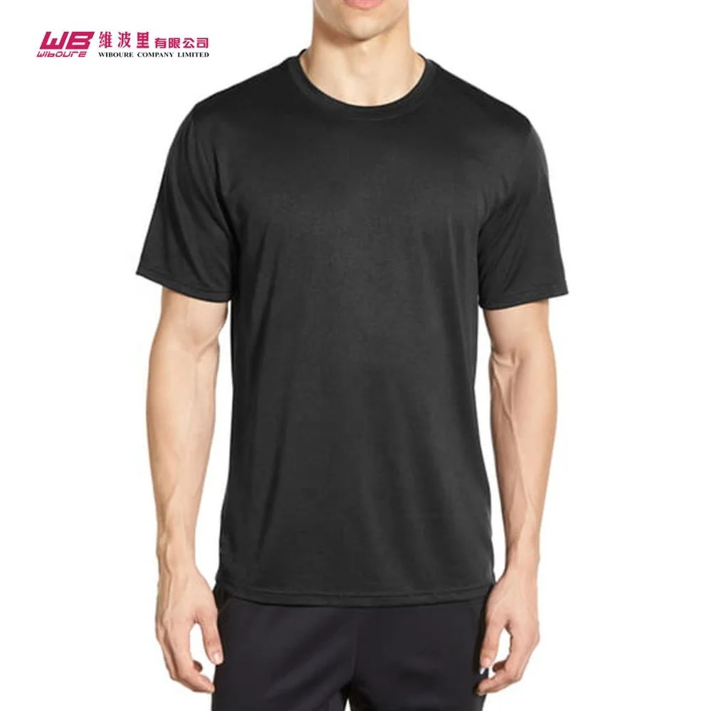 Professional	100% Polyester Wholesale fitness men gym t shirt fitness clothes absorbent custom gym clothing for Adult