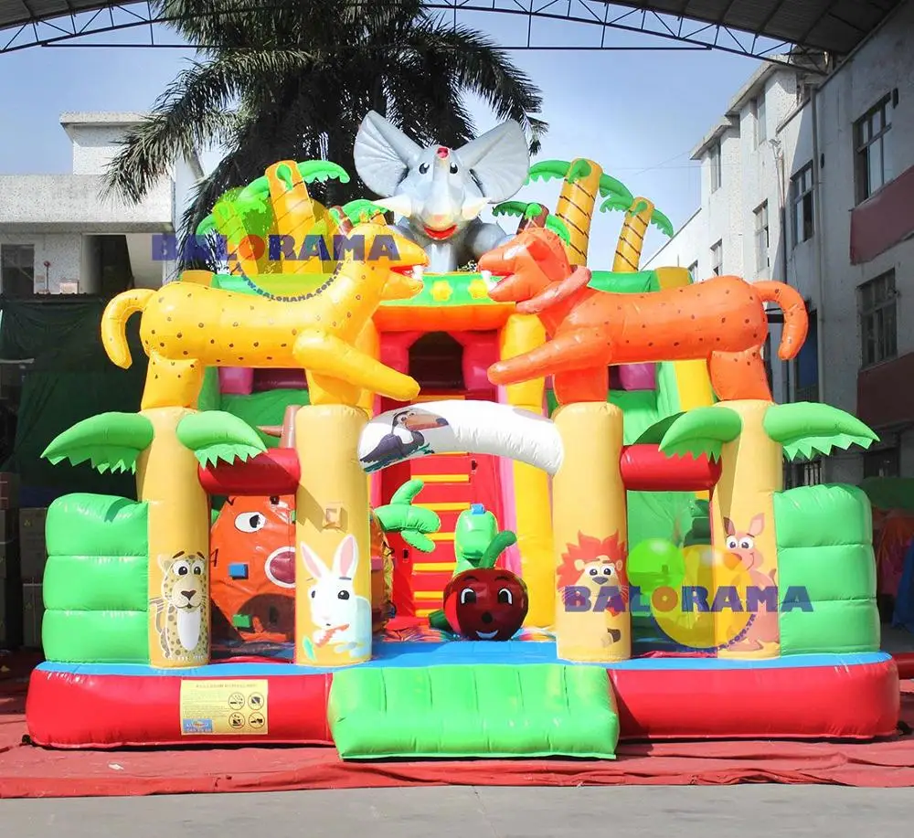 High quality new product of the year Inflatable Nature Park 11x6x6m