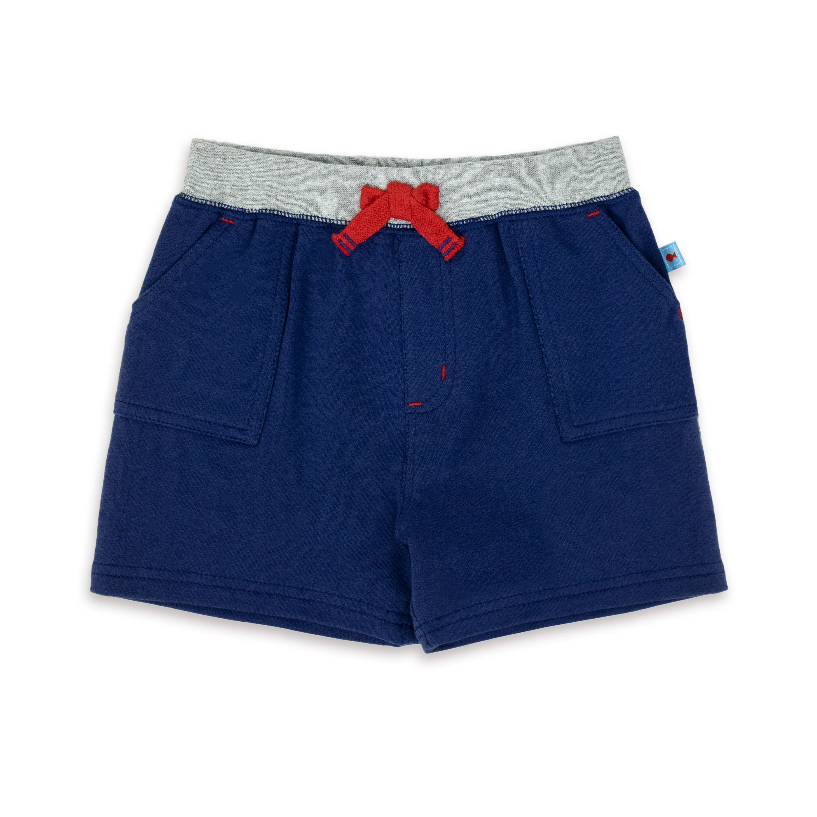 2020 Summer Designer Baby Boy Clothes Set Toddler Organic Cotton Print Shark Cartoon OEM 2 Piece Red short kids clothing