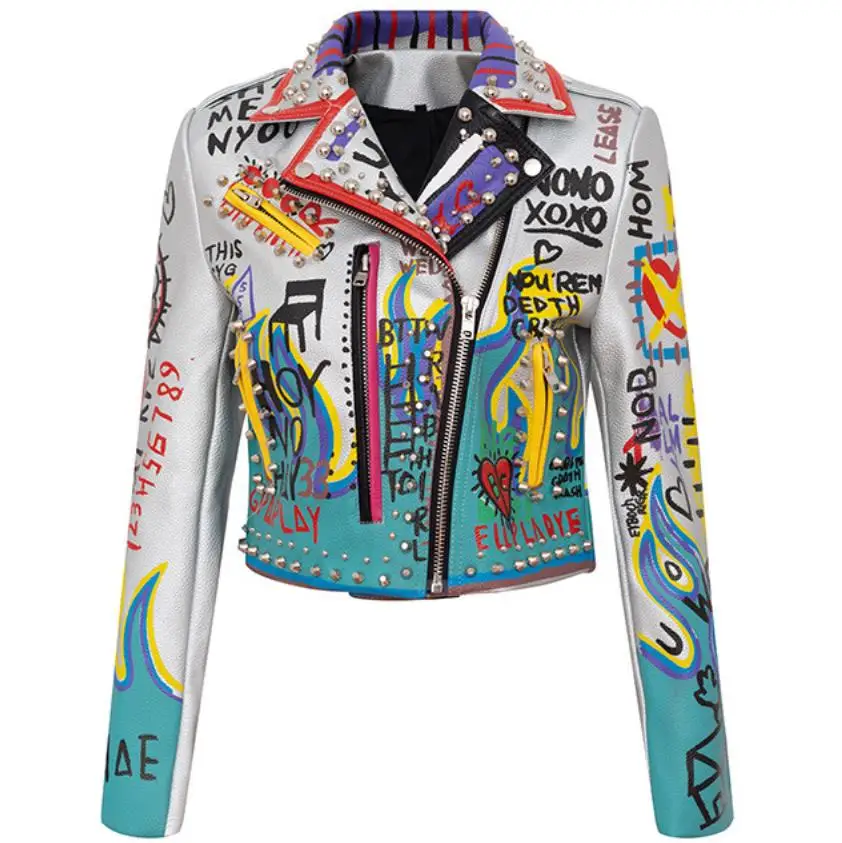 Высокое качество кожаные куртки для женщин осень повседневная женская обувь из искусственной кожи с клапаном кармана открытыми плечами