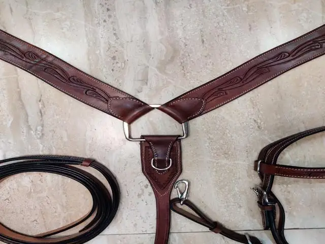 Y&Z Leather horse bridle High Premium Quality Available Wholesale Price And Multiple Colors  Hand Tooled Bridle Suppliers