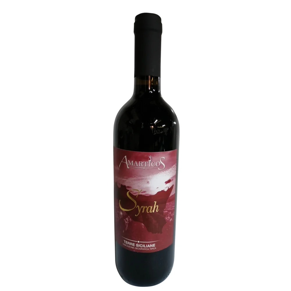 Оптовая цена, красные оттенки с красными фруктами, вино Amartico Syrah