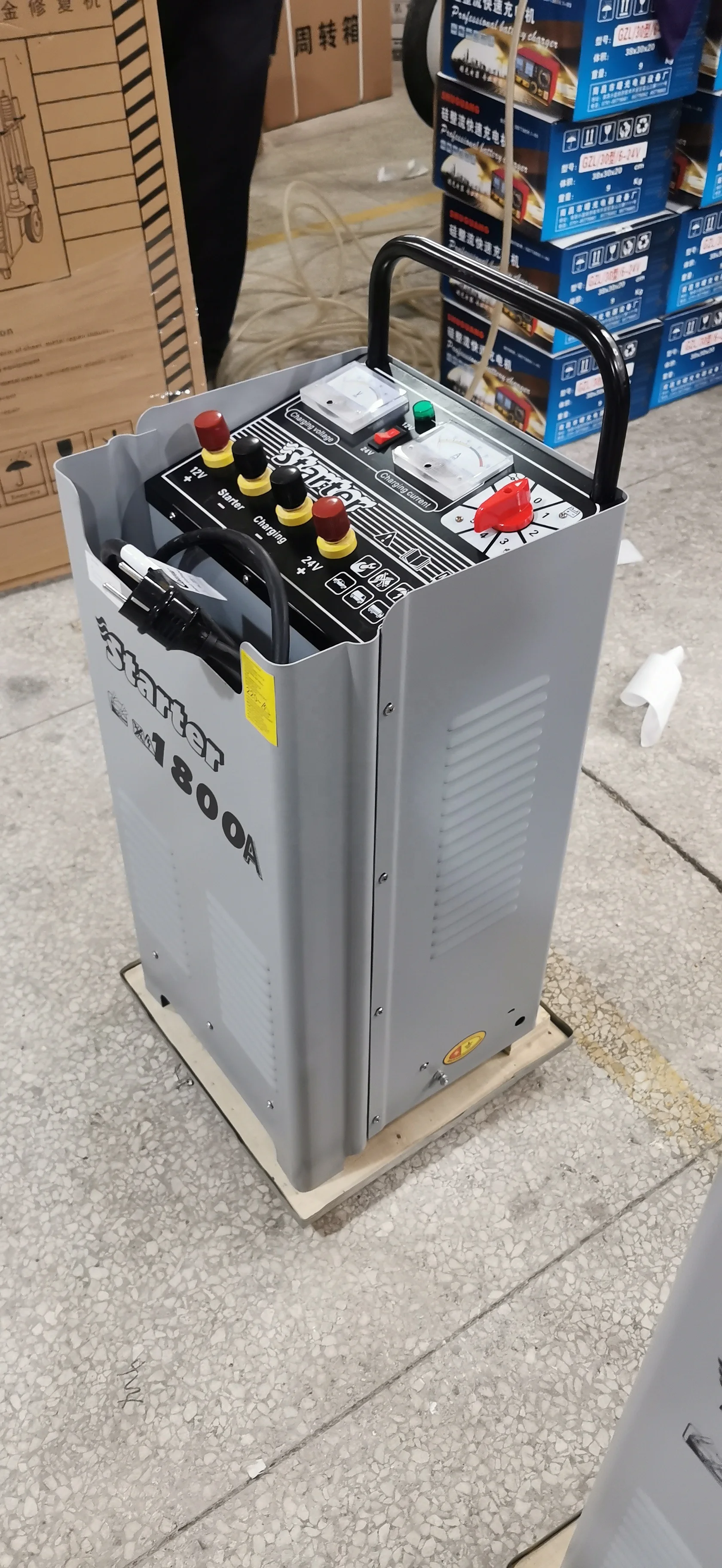 JQST-800 High tech aluminium and steel Car Battery Jump Start Charger and Booster