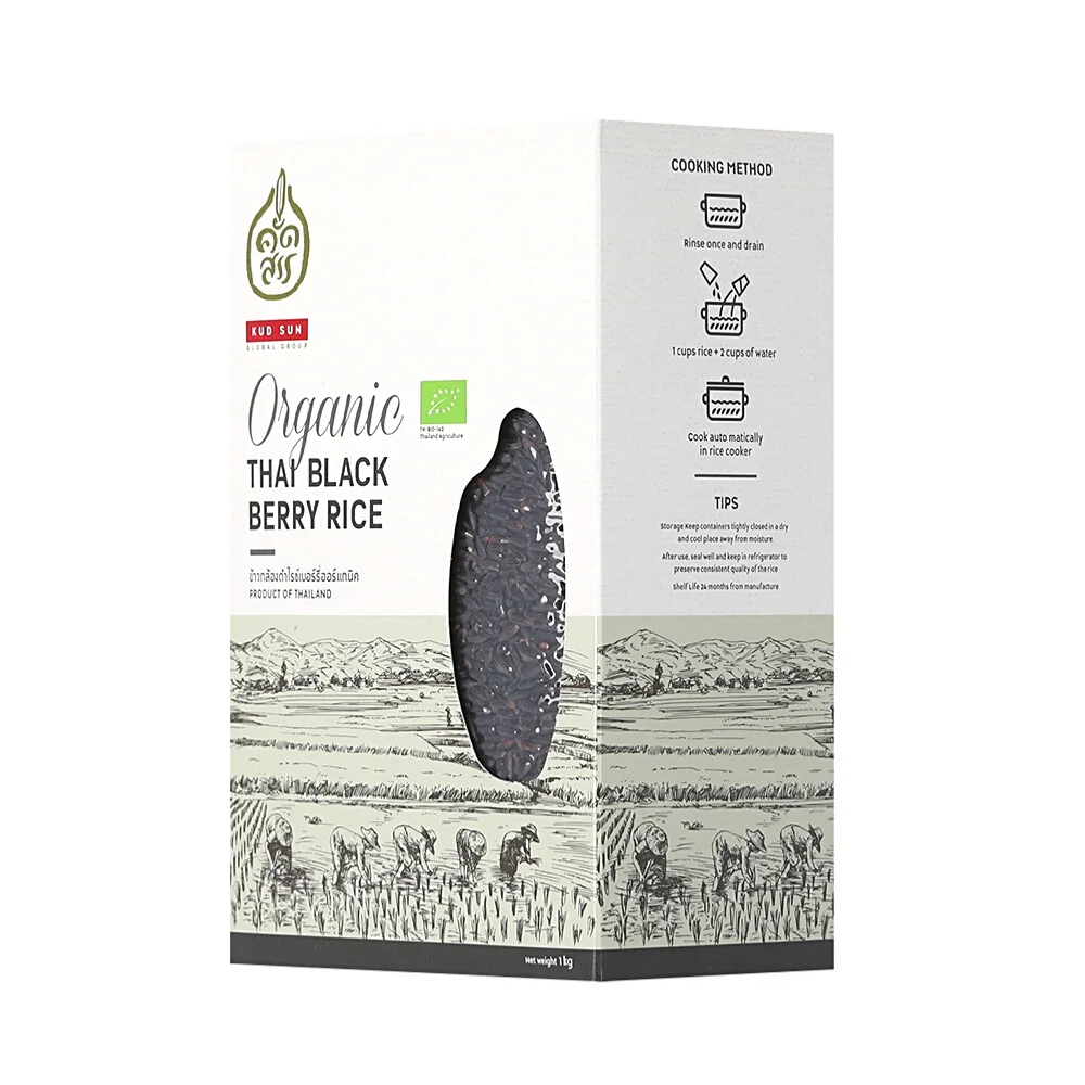 
Organic Thai Black Berry Jasmine Rice 