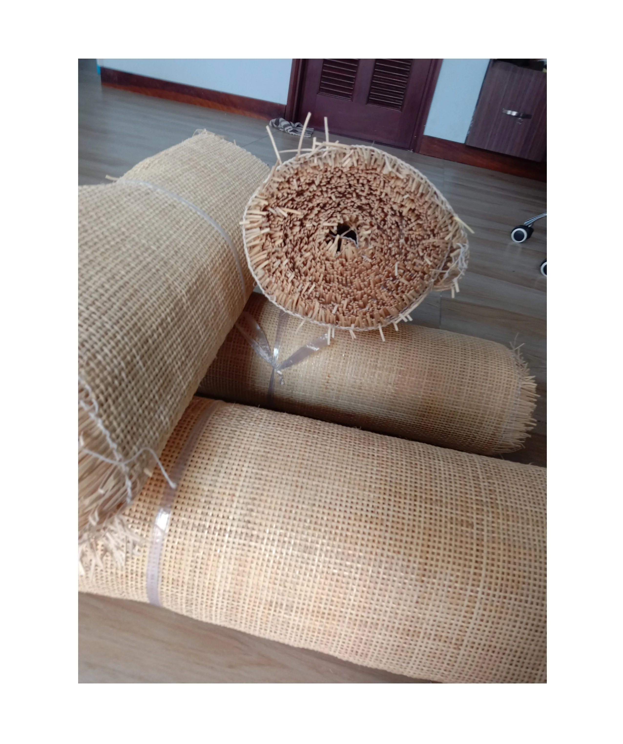 Open rattan material rolls - Radio weave rattan cane roll from Vietnam best for making furniture 99 Gold Data