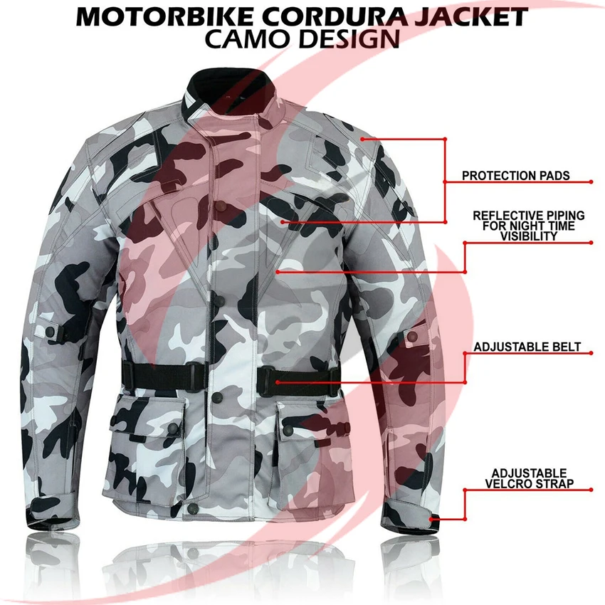 Индивидуальная мотоциклетная гоночная куртка текстильная Cordura