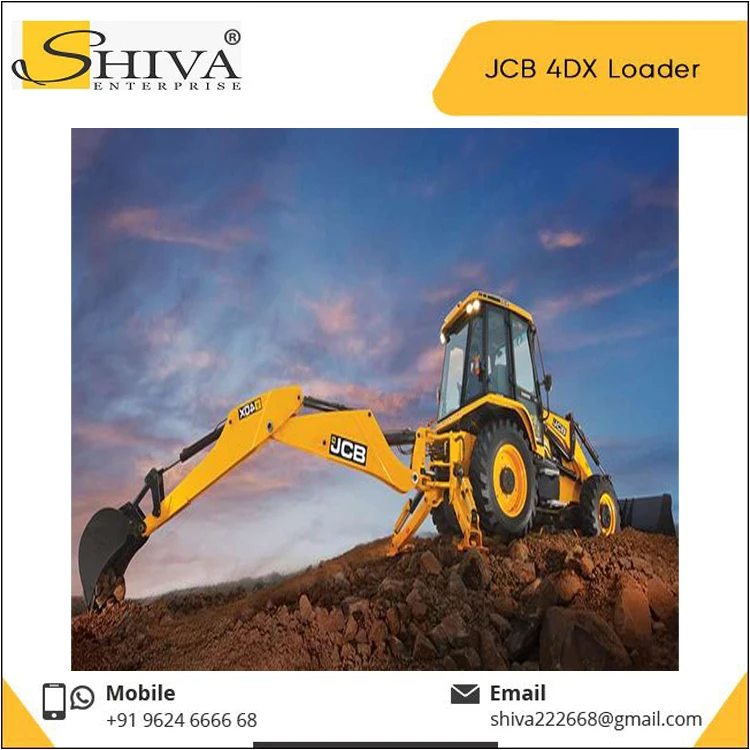 Reputed Worldwide Supplier of 76 HP & 92HP Load Capacity 4DX Front End Loader JCB at Affordable Market Price