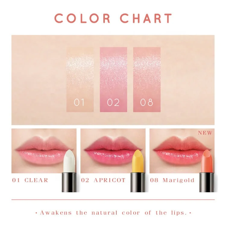 Oseur Classic Lipstick 02 Apricot PH Lip Balm Long Lasting Magic Temperature Color Changing Lipstick