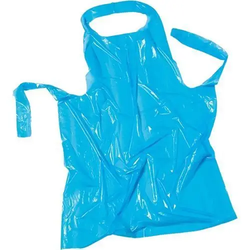 Blue Polyethylene (PE) Disposable Apron Direct from Vietnam Manufacturer 26 X 48inch 2mil Thickness for Cleaning Accept H LDPE
