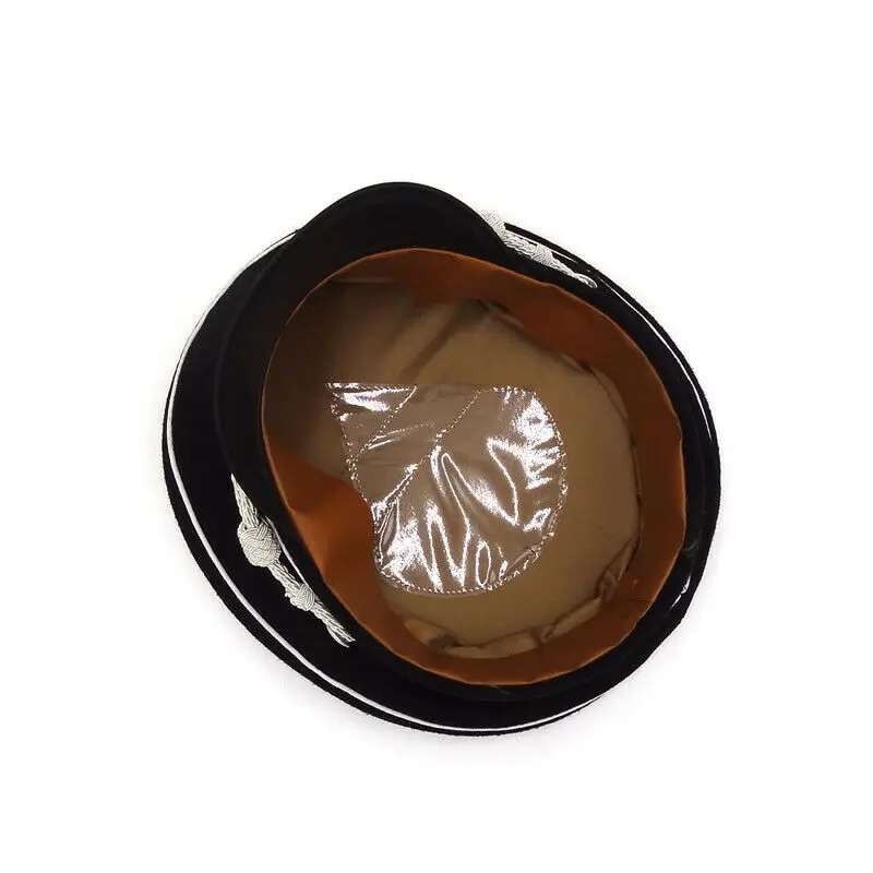 Уличная Высококачественная шляпа с логотипом по индивидуальному заказу WW2 немецкая Элитная 100% шерстяная тканевая козырьком