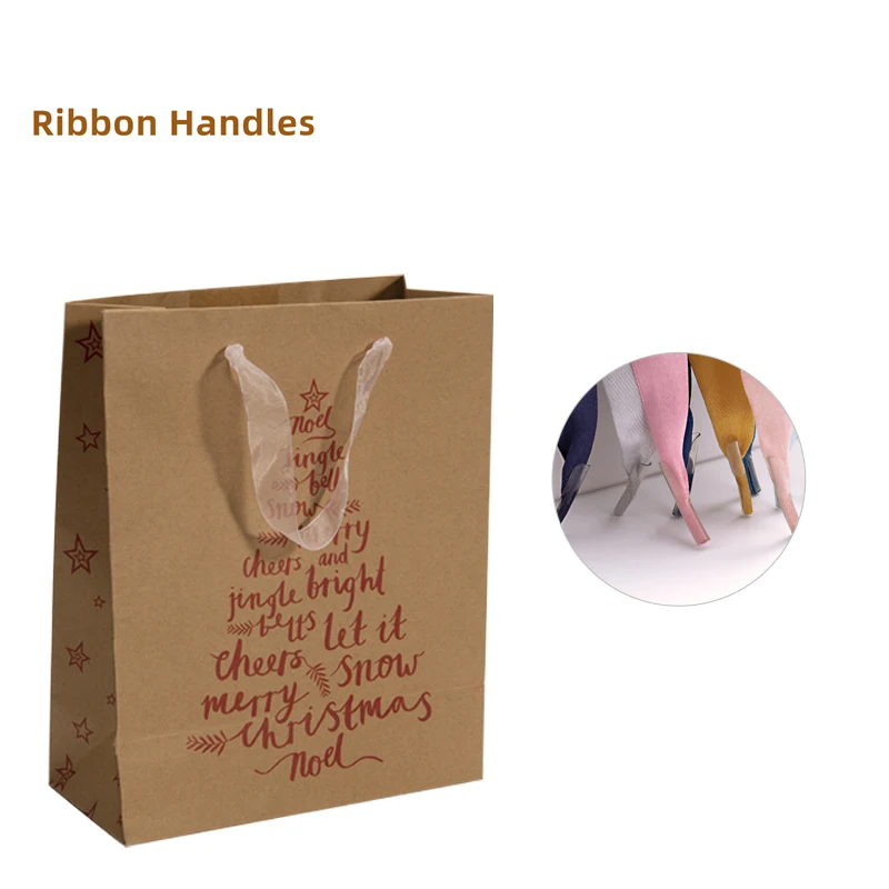 Factory made Customized 196 colors Grosgrain Satin Doubel Face Single Face Gift satin ribbon handle Rope with plastic barb tips