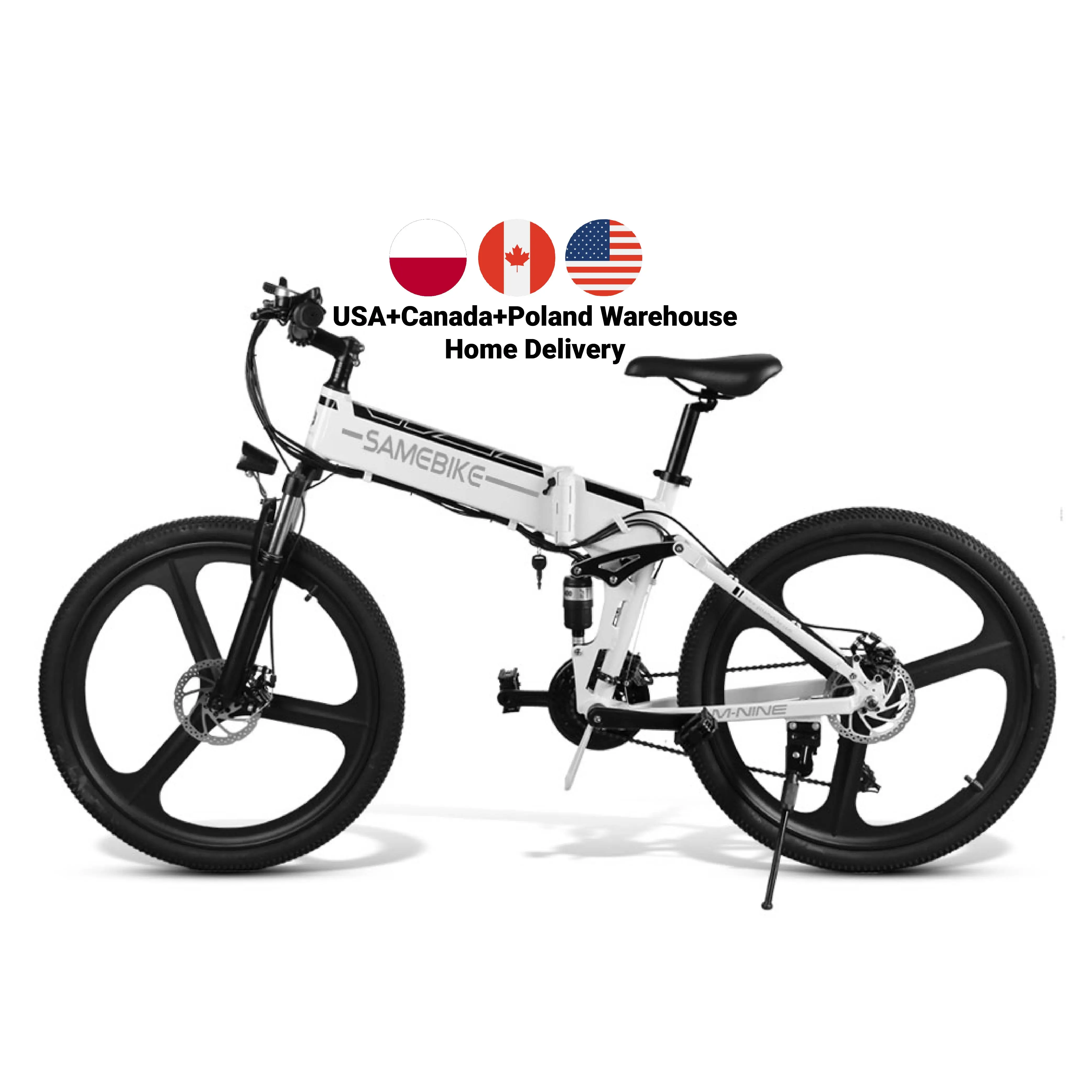 Best Electric Bike 48V 10AH 500W SHIMANO 21S Full Suspension City Ebike Electric Bicicleta Mountain Bike