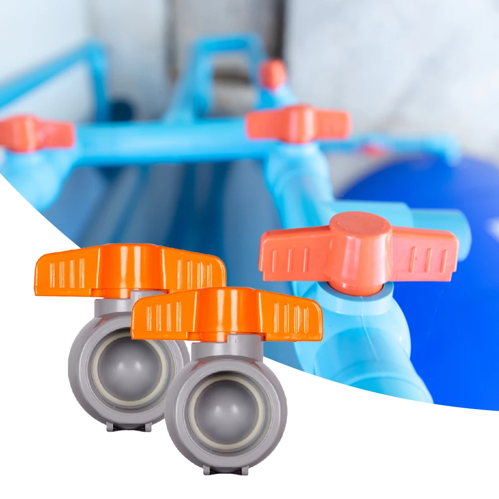 One Year Warranty Normal Temperature Water Media Hand Operated Un-Threaded Ball Valve with Orange Handle