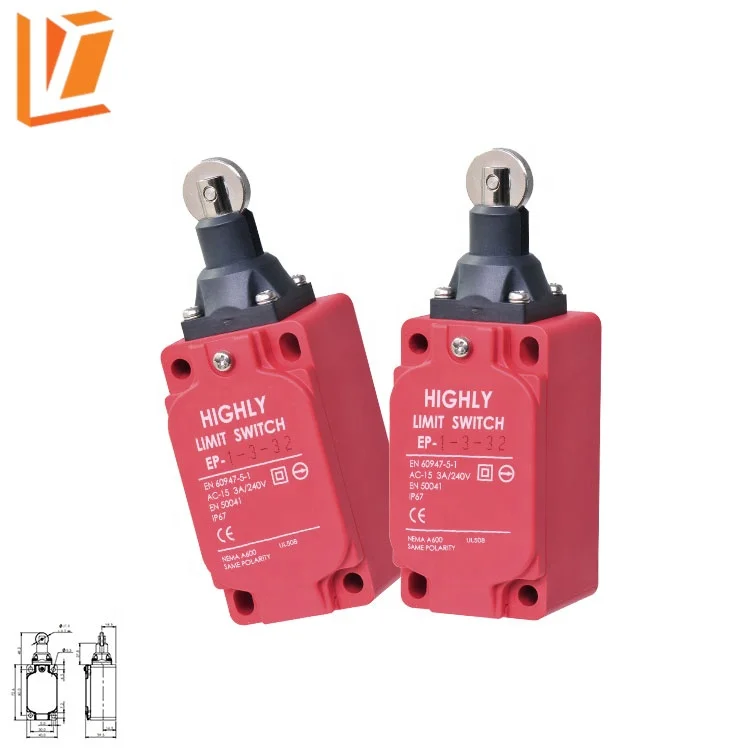 EP-2-5-32 Roller plunger type elevator door contact limit switch