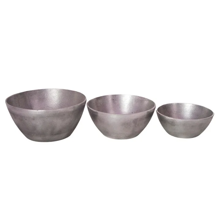 Modern Flower Bowl Vases Metal Flower Bowl Manufacturer of Aluminum Casted Flower Bowl Vases