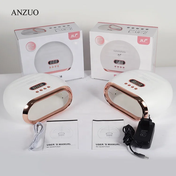 2020 Curing Acrylic Sun Dryer Gel UV Led Nail Lamp 72W