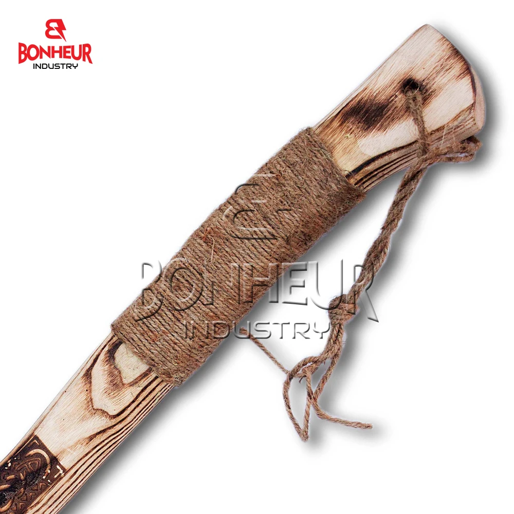 Top Quality Handmade Axe Wood Cutting Axe Tomahawk Axe With Leather Sheath