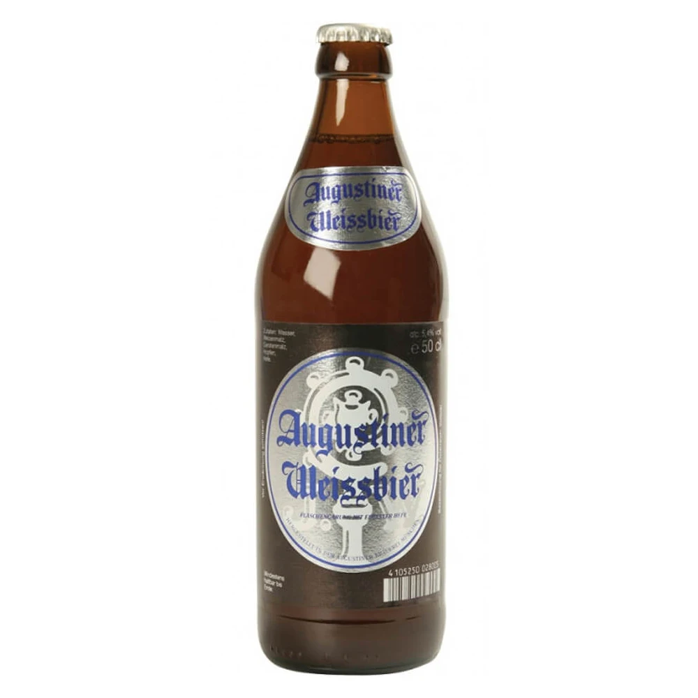 TOP QUALITY German Beer - 50cl Augustiner Weizen - Beer of Germany - Ready to Ship
