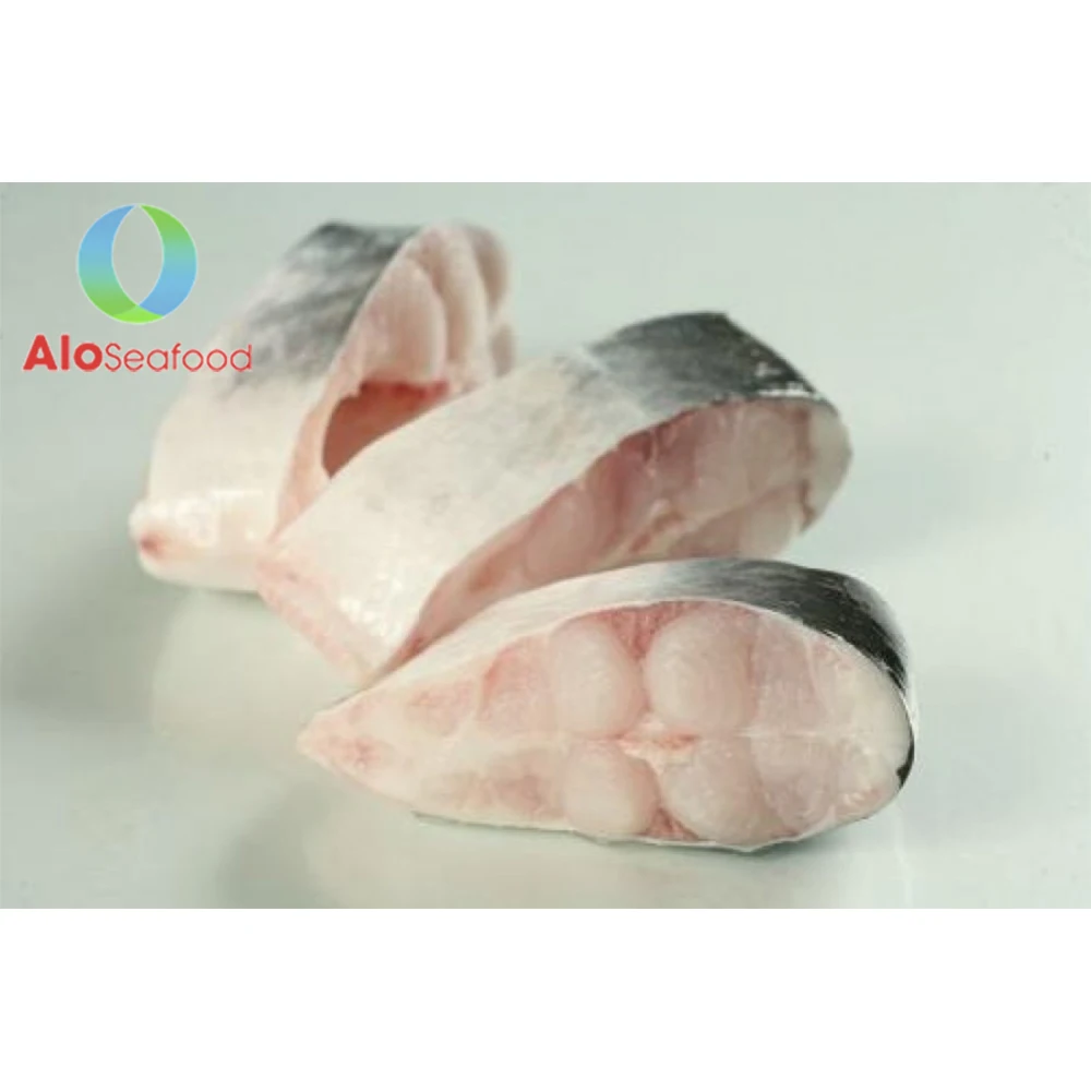 High quality Frozen Fish Pangasius Steak tail bone in and skin on with best price from Vietnam