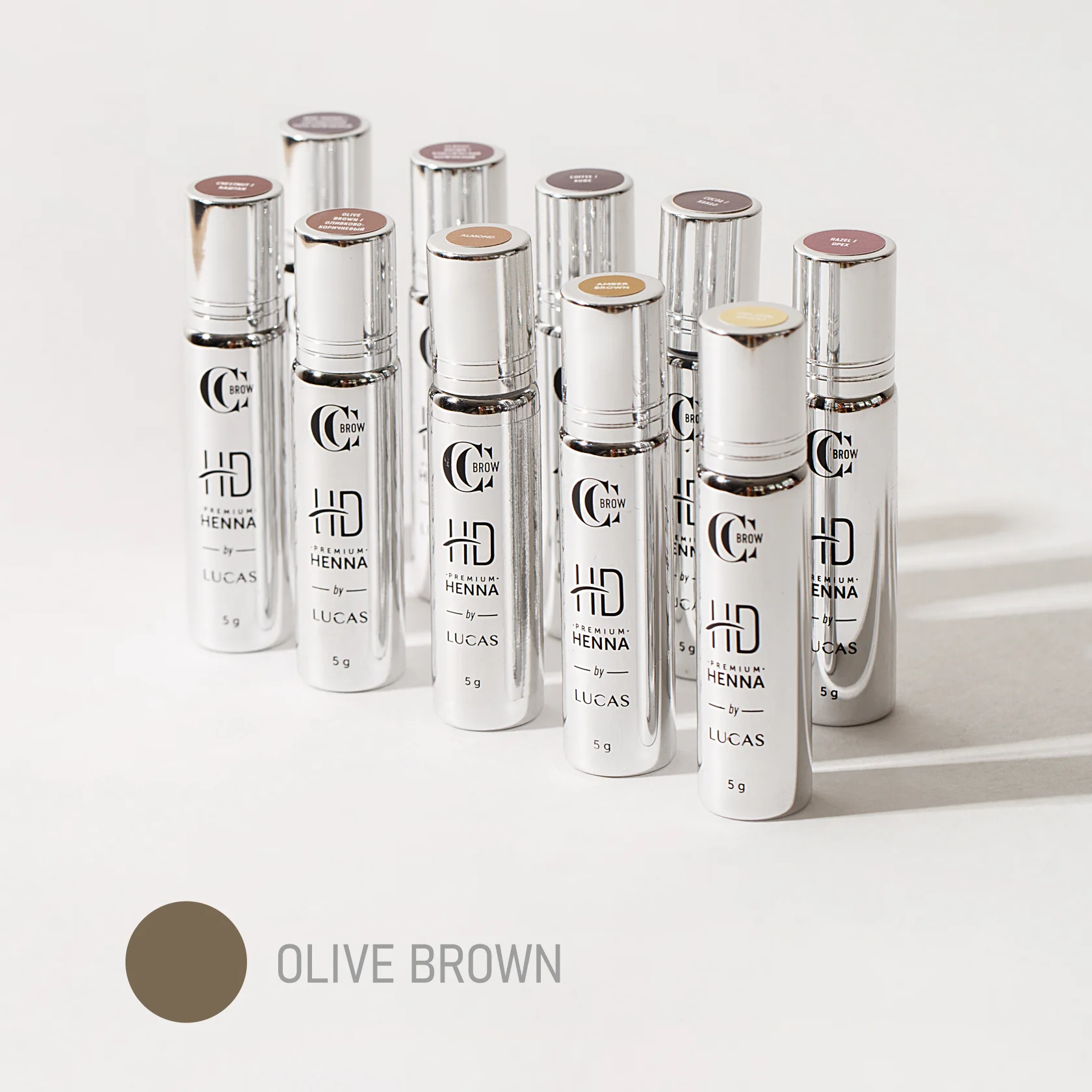 Henna Brow Private Label Customized Logo (Olive Brown)