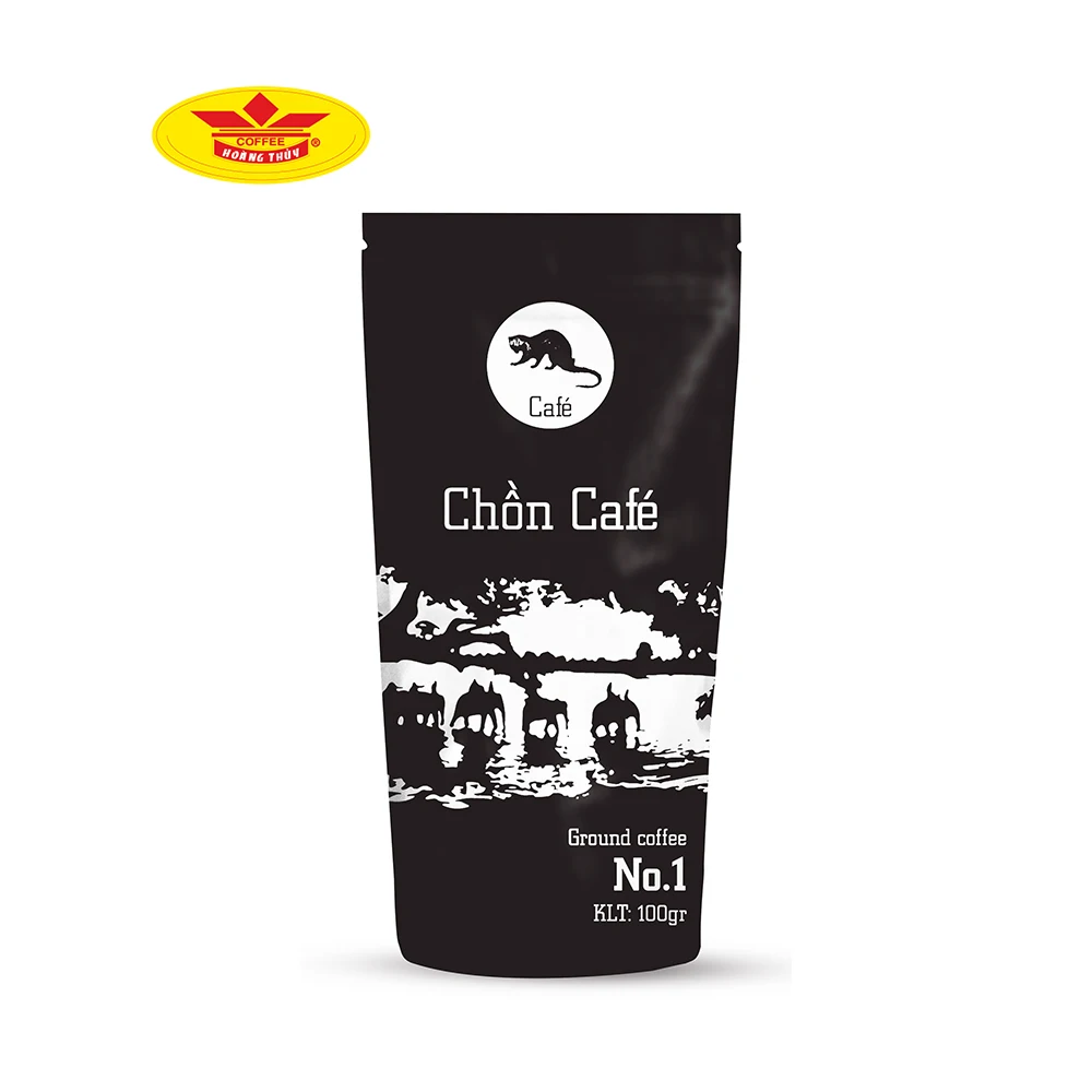 Лидер продаж, растворимый кофе Weasel № 1 из Вьетнама, сертификат HACCP и ISO 9001:2015