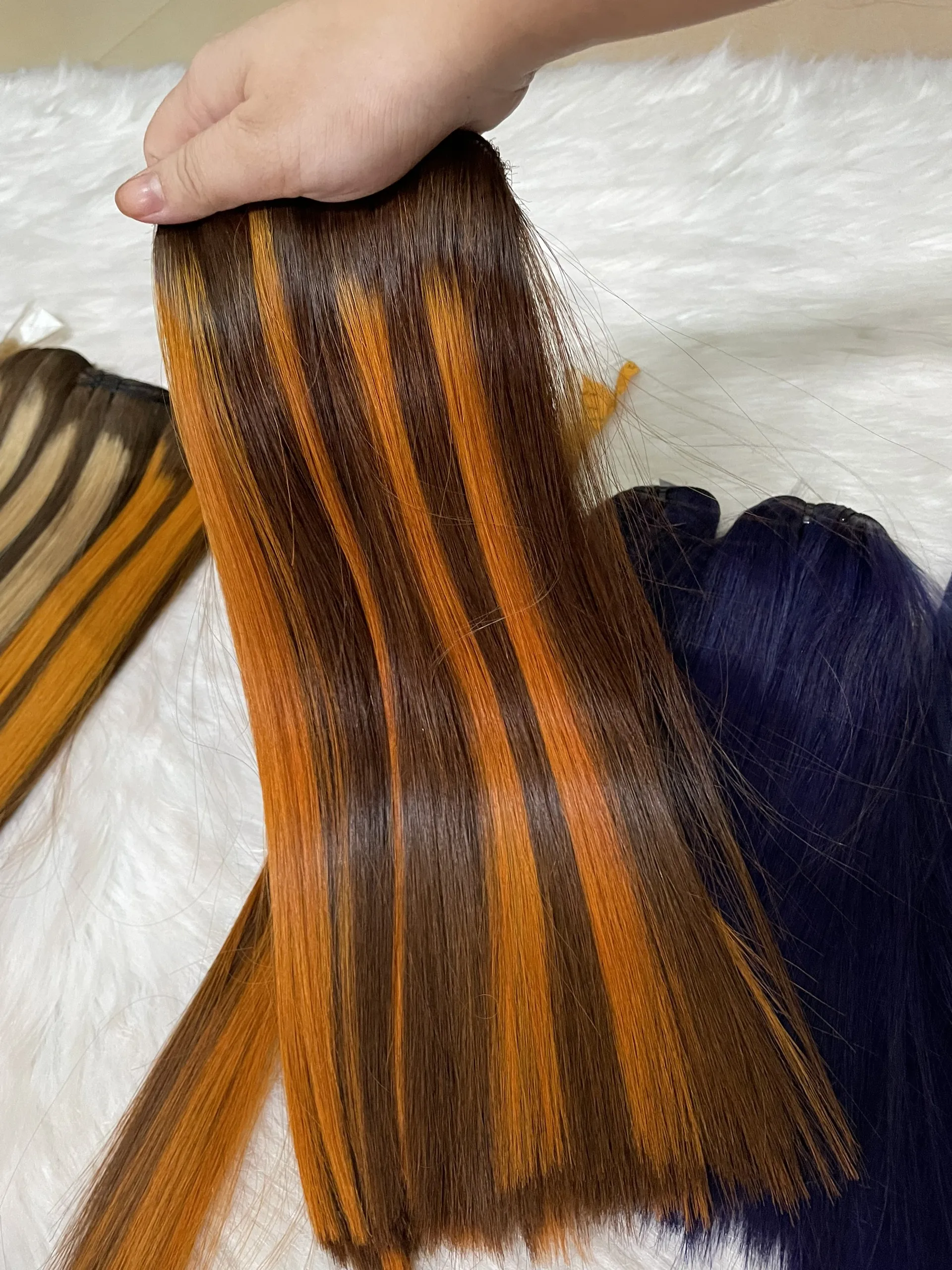 6 октября 2021 года прямые человеческие волосы с застежкой 100% натуральные двойные