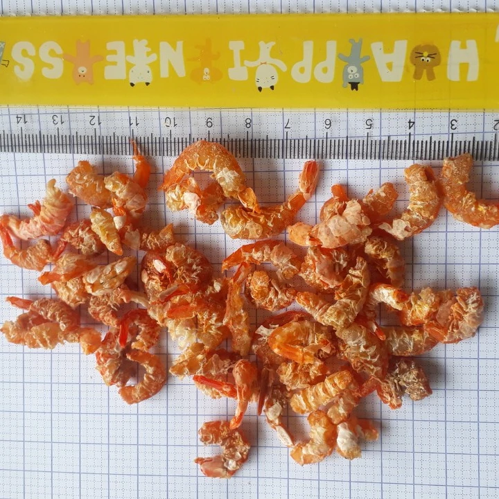 Хорошее качество и хорошая цена высокая питательная сухая креветка размер 2-4 см