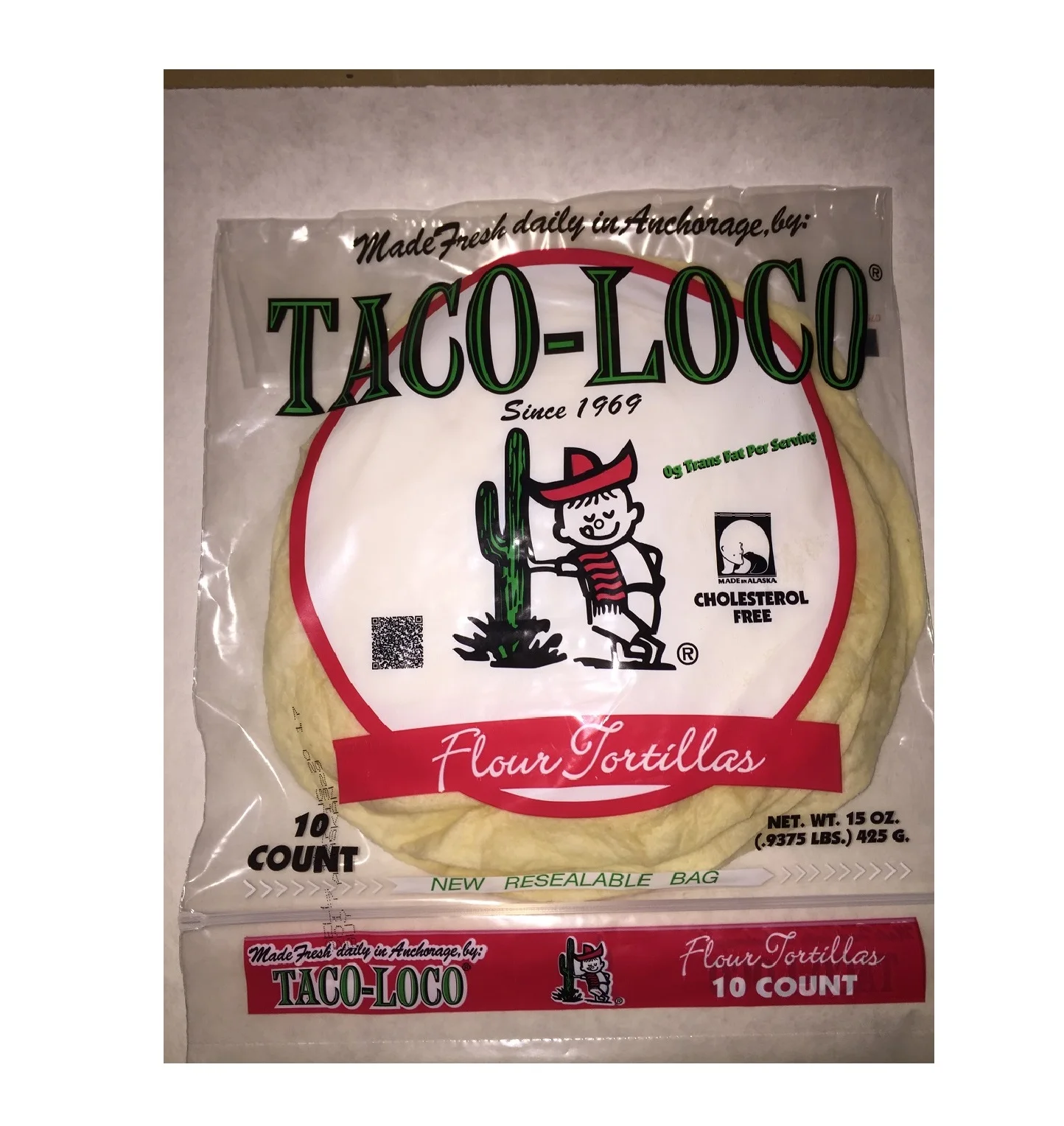 Популярная мука Taco Loco 8 дюймов Tortillas номер модели