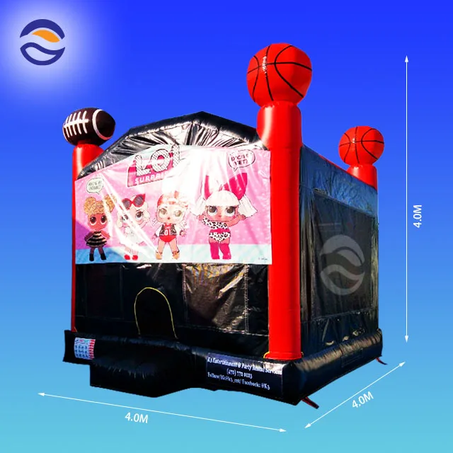 Lol коммерческий надувной лунный прыжок для игры Dodgeball комбинированный домик прыжков