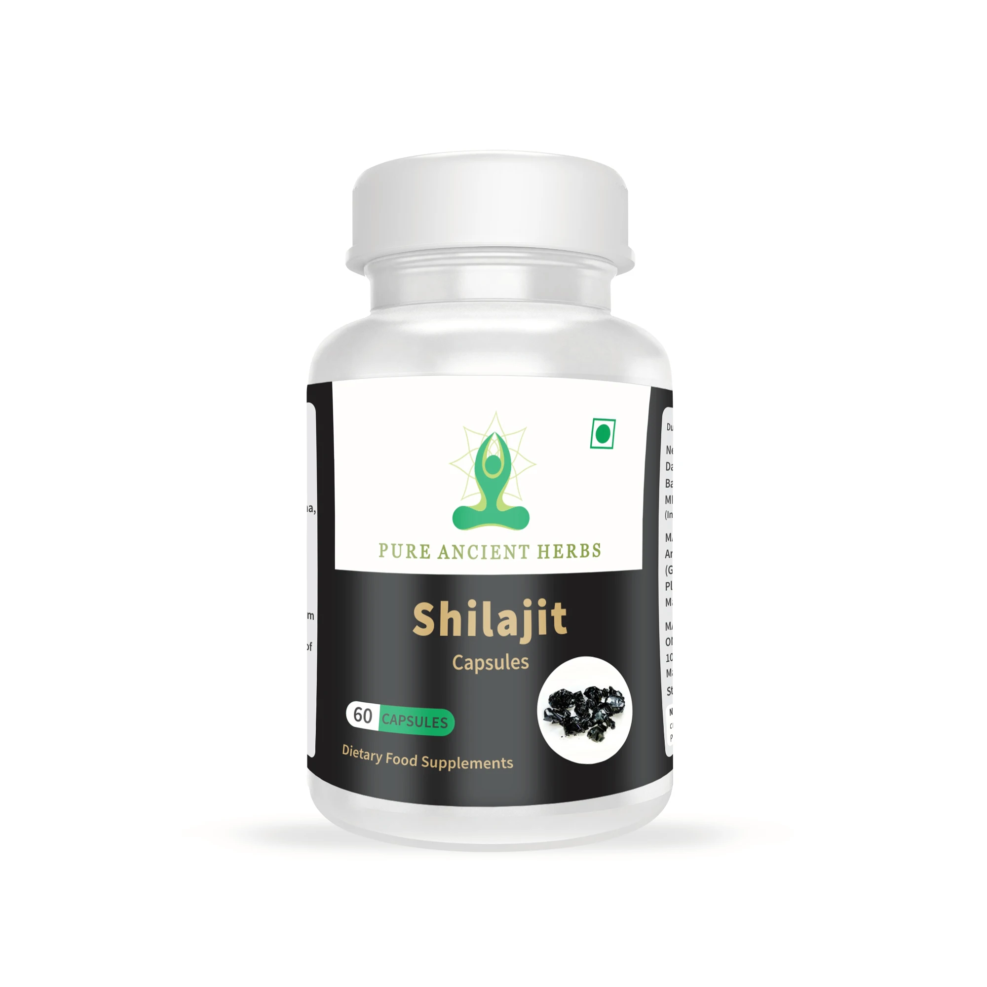 Shilajit капсулы сделаны с Гималайским shilajit