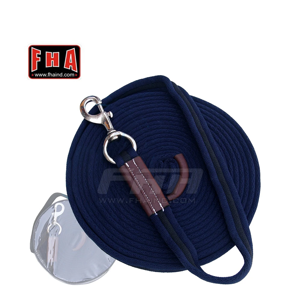 Horse Equipment Lunging Line High Quality and Durable Lunging Reins Available in Wholesale Price Manufactured in Pakistan
