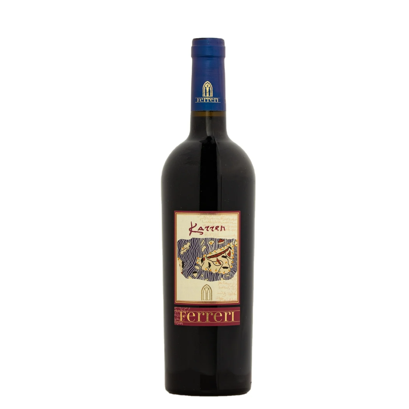 Magnum Top Italian FERRERI Red Wine for Restaurants Wine shops Grapes of Cabernet Sauvignon 1,5 l Aged 12 months in french oak