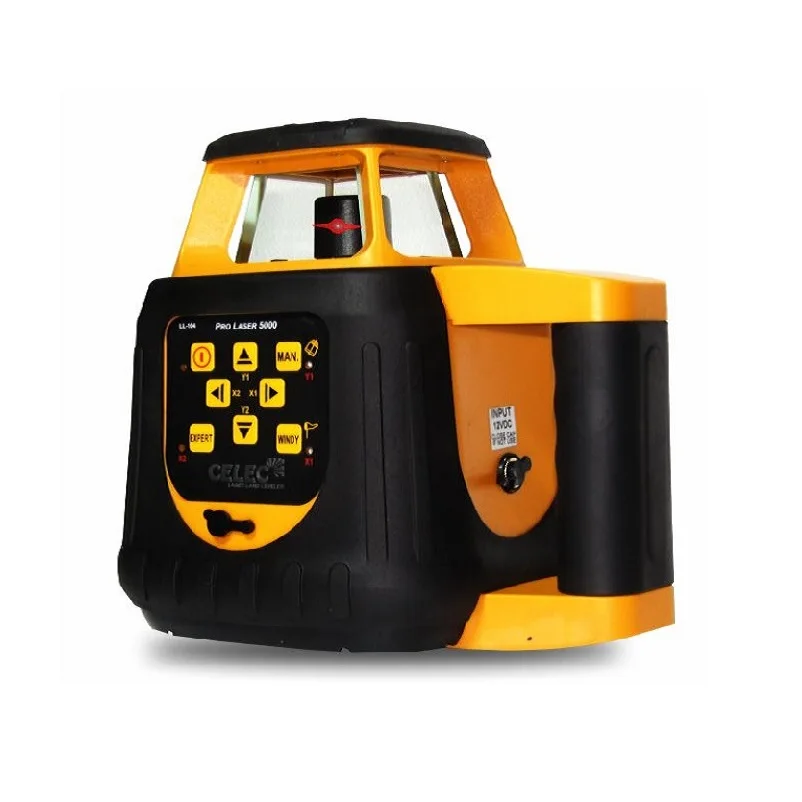 Pro-5000 + длинный диапазон автоматическое выравнивание красный лазерный 1500 метров Горячая продажа celec ротационный передатчик машинного оборудования лазера