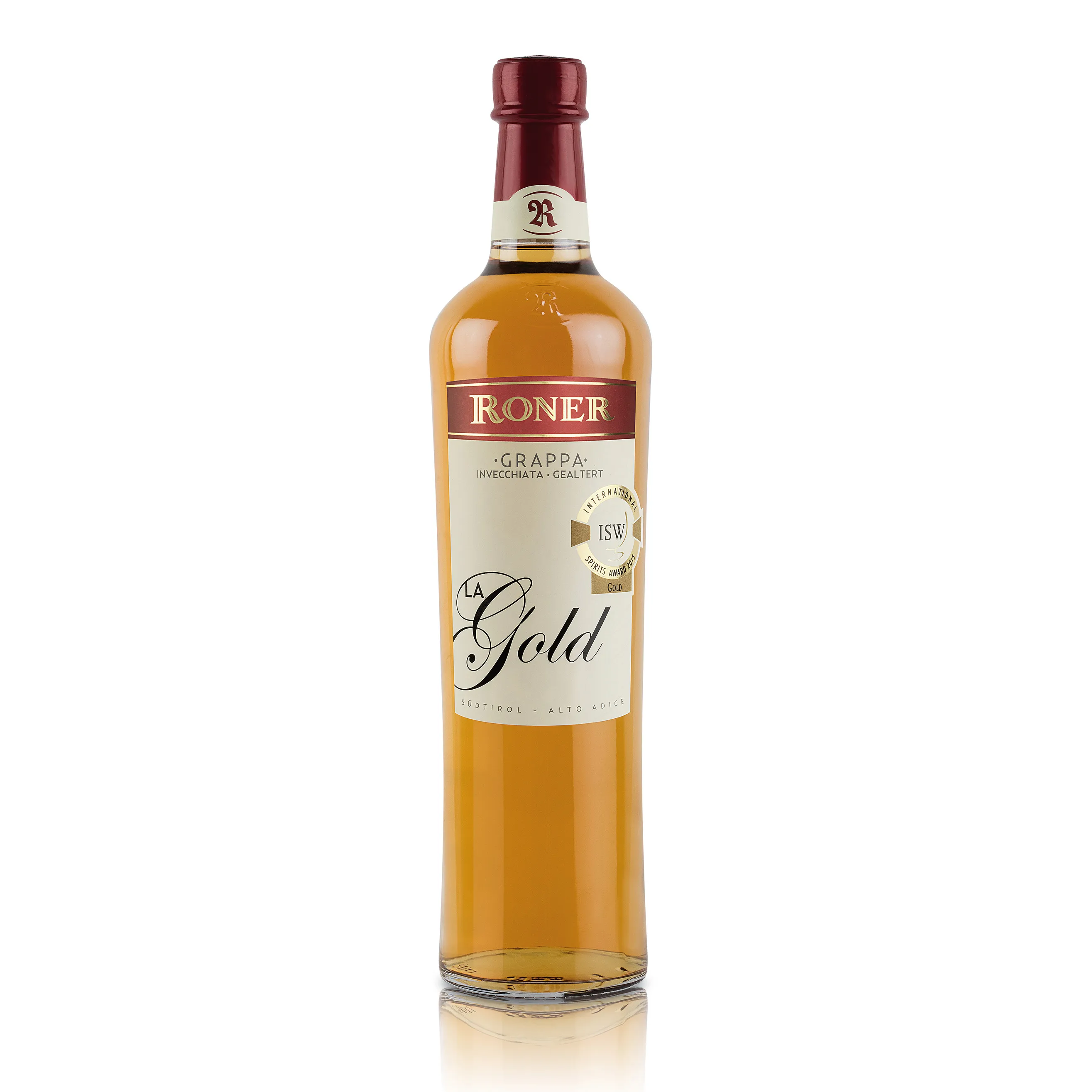 Roner Grappa La Gold, Сделано в Италии, Grappa La Gold, 40% Том, 700 мл, самая популярная в Италии Дистилляция