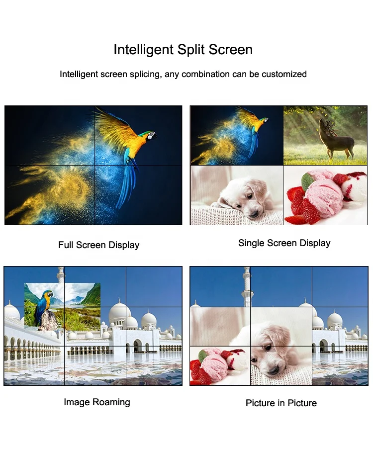 46 дюймовый супер тонкий дисплея рекламы lcd видео стена