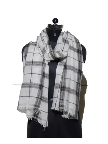 100% шерстяной шарф зимняя одежда для женщин осенне-зимний 2021 Пашмина кашемировые стильные шали в клетку теплые шарфы