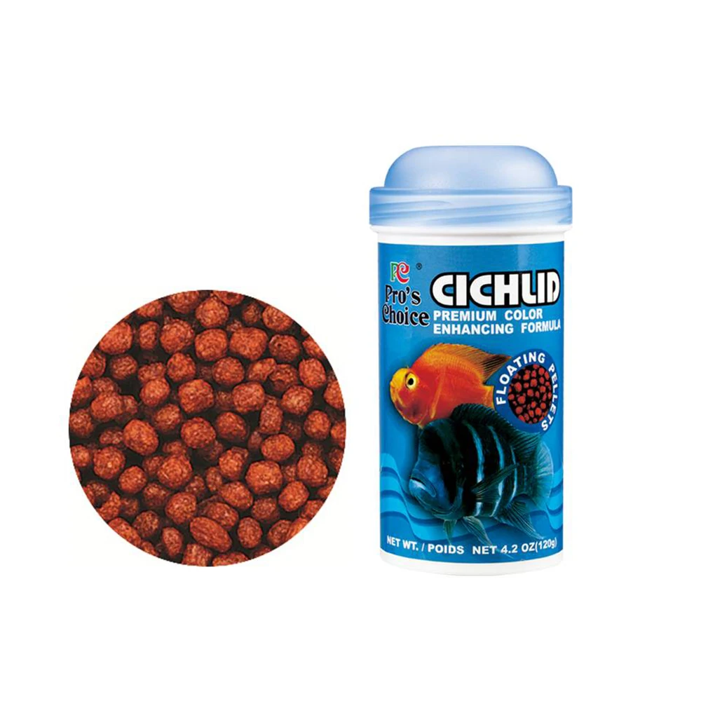 Плавучая пеллетка для рыбной пищи Cichlid F004